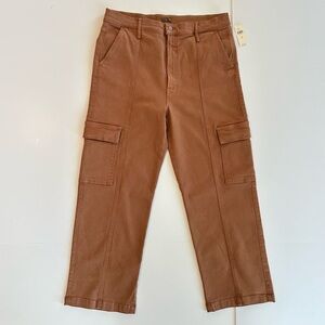 MOTHER The Rambler Cargo Ankle Jeans in Glazed Ginger | Size 34 | NWT